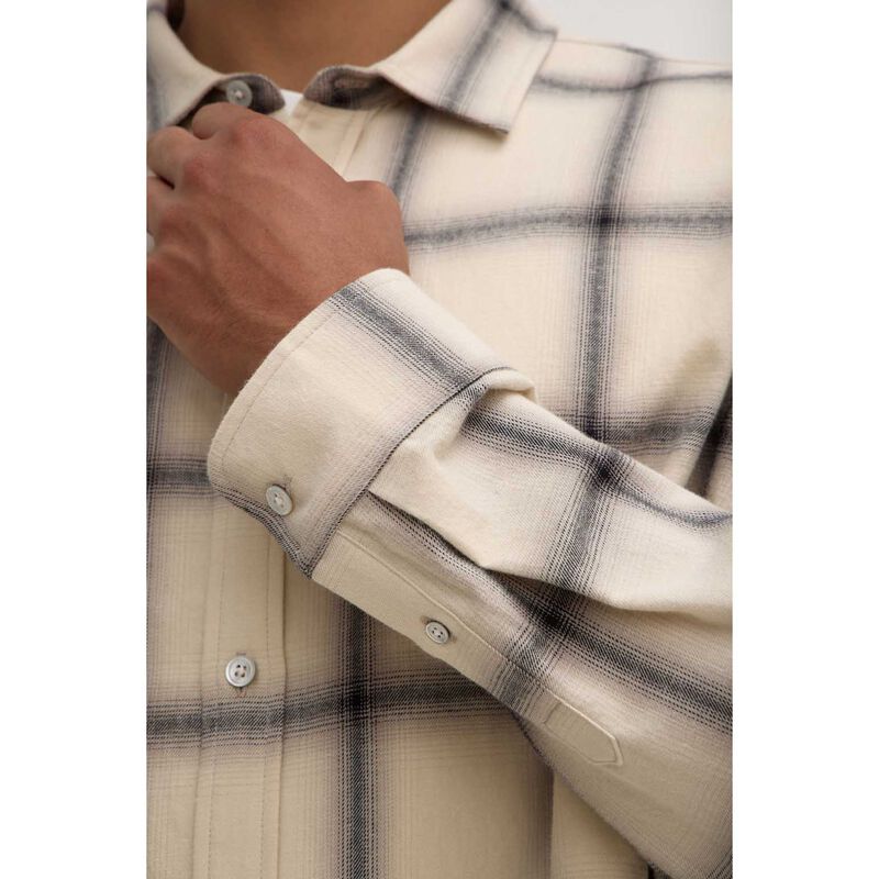 Assembly Label Mens Dylan Japanese Check Long Sleeve Shirt image number 2
